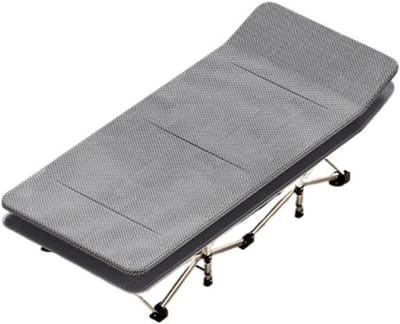 Opvouwbaar Bed - Bijzetbed Kamperen - Ruimte Besparen - Snel Opvouwbaar - 190 x 80 cm - Naturel