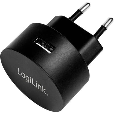 LogiLink USB wall charger - Netzteil - 10.5 Watt - 2.1 A (USB) USB-oplader 10.5 W 1x USB-A Zwart Binnen