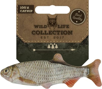 Wild Life Collection Cat - Speelgoed voor Katten - Kattenspeelgoed met Kattenkruid - Kattenspeeltjes – Knuffel met Catnip - Voorn