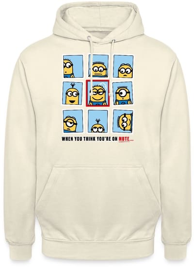 Minions Thuis Kantoor Problemen Hoodie Unisex