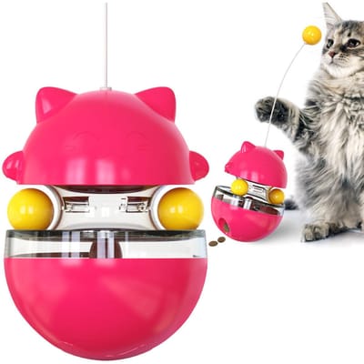 Grappig Huisdier Speelgoed Zelf Rollende Bal Lekvrij Snack Dispenser Snoep Voederbak Puzzel Interactieve Kat Hond