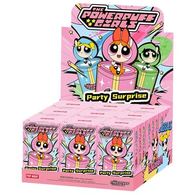 POP MART The Powerpuff Girls Party Surprise Series Figuren Blind Boxes (Enkel pak / 9-delige set)