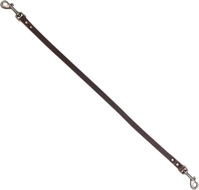 Animal Boulevard Ab30133 - Hals- En Leibanden - Hond - Ab Country Leather Add-a-dog Leiband Bruin-12mmx60cm - Maat: 12mmx60cm - 205356