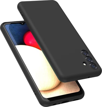 HB Hoesje Geschikt voor Samsung Galaxy A04S en M13 - Zwart - Siliconen Back Cover