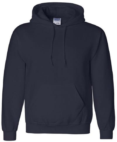 Gildan Zwaargewicht DryBlend Adult Unisex Hooded Sweatshirt Top / Hoodie (13 kleuren) (Marine)