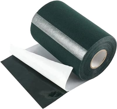 REWYTAZ-Kunstgras Tape - 15 cm x 10 m - Kunstgras naad zelfklevend tape - Zelfklevende Tape voor Kunstgras - Voor Naadloze Kunstgrasinstallatie - Groen - Niet-geweven stoffen