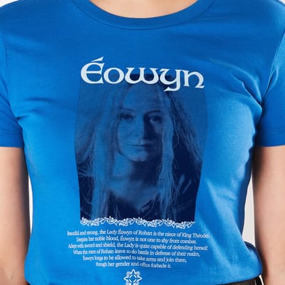 Lord Of The Rings Eowyn The Shieldmaiden Women's T-Shirt - Royal Blauw - XL