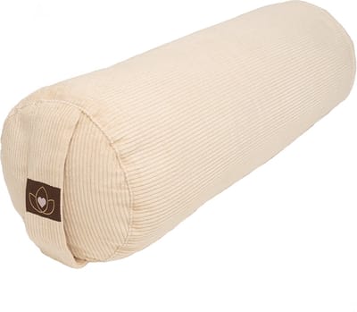 Yoga bolster eco rib sand rond - Lotus