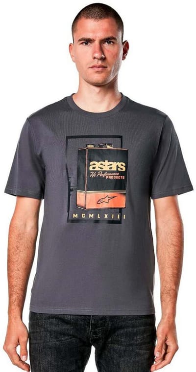 Alpinestars Galun T-shirt Met Korte Mouwen Grijs S Man