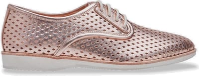 Rollie | Dames | Veterschoen | Derby Punch Rose Gold | Maat 39