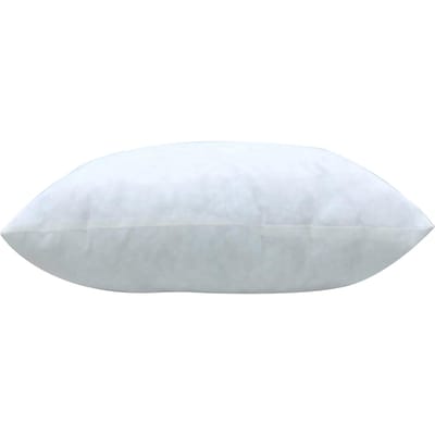 Coussin de rembourrage hypoallergénique de qualité supérieure en polyester de forme carrée, 45 x 45 cm blanc