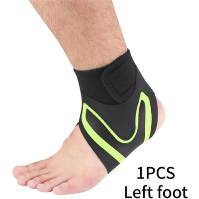 1 stuks Sport Enkelstabilisator Brace Compressie Enkelsteun Peespijn Verlichting Band Voetverstuiking Letsel Wraps Hardlopen Basketbal S