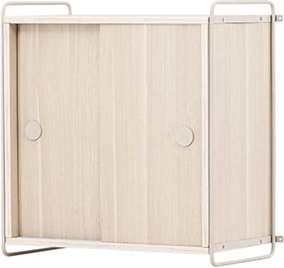 Parly dressoir wandkast 2 deuren whitewash.