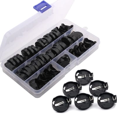 Dailygoody - CR2032 Knopcel Batterijhouder - Pack van 50 - 2-Pins Dip Type Solderen