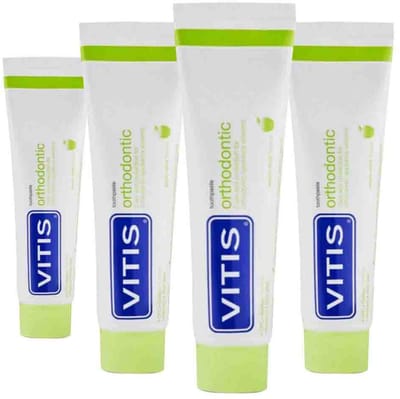 Vitis Tandpasta Orthodontic - 4 x 75 ml - Voordeelverpakking