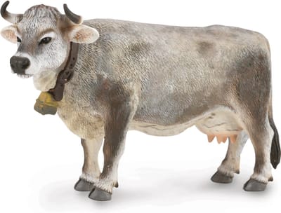 COLLECTA Figurine - Tyrools Grijs Vee - (L) - Boerderijdieren - Handgeschilderd - Miniatuur