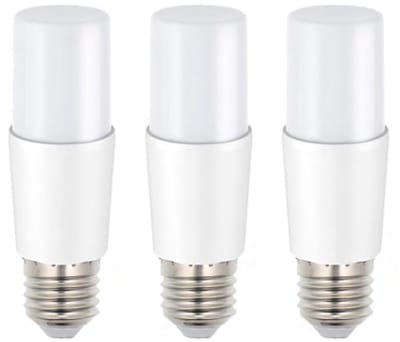 VITO LED Buislamp T37 E27 - 9W (vervangt 50W) - 675lm - 2700K - 220-240V - Ø37mm - Energiezuinig - 3 stuks