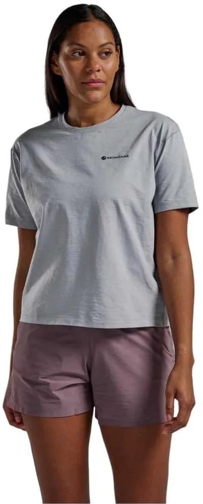 Montane Alhena Mountain 25 T-shirt Met Korte Mouwen Blauw 38 Vrouw