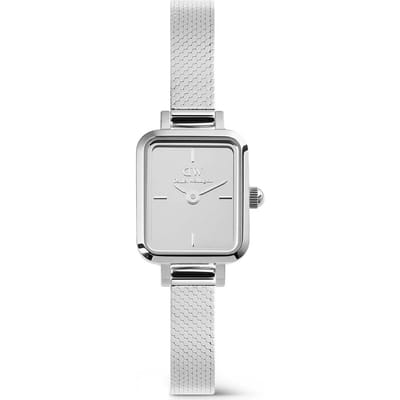 Daniel Wellington Quadro DW00100800 Quadro Mini Reflection Sterling Horloge