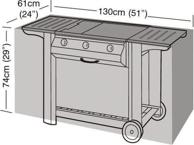 Garland Barbecuehoes (130x61x74cm) groen - Polyetheen - - groen