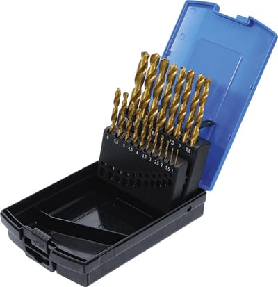 BGS - Boor set - Metaal - HSS Titanium Nitrated | 1 - 10 mm | 19 stuks - BGS2013