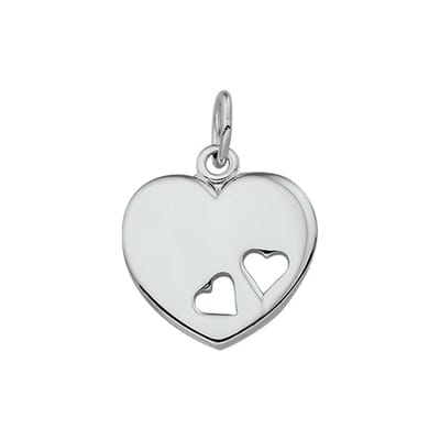 zilver gerhodineerd graveerhartje gestanste hartjes 1324592