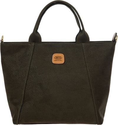 BRIC'S Handtas Schoudertas Life Shopping Olive Olijfgroen