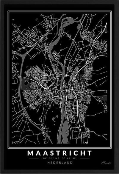 Poster Stad Maastricht A3 - 30 x 42 cm (Exclusief Lijst)