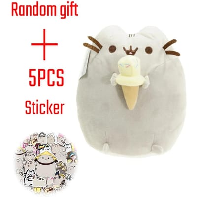 Peluche Chat Pizza Anime 15 cm Chat Chips Sushi Kawaii Dessin Animé Chat Ange Glace Remplissage Jouet Animal Anniversaire Enfant 0-10cm