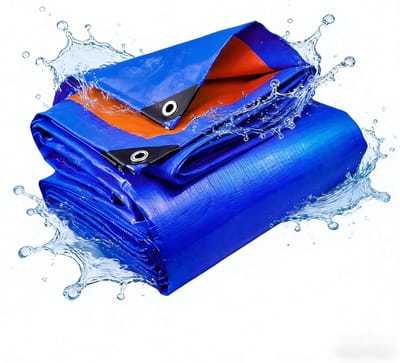 Waterdicht Zeil - Afdekzeil Vrachtwagenzeil - Bescherming Buiten - UV Bestendig - 150 x 220 cm - Blauw