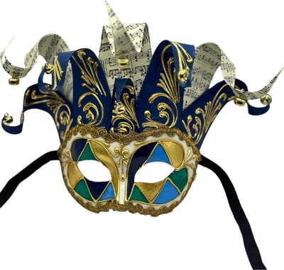 Venetiaans masker heren - handgemaakt, in schitterende kleuren - masker gala mannen - masquerade masker - Gemaskerd bal maskers - carnaval masker - masker carnaval - carnaval outfit - masker bal