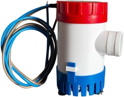 Dompelpomp Boten - Bilgepomp Waterpomp - Water Afvoeren - Slagvast Kunststof - 1100 GPH 5m - Zwart