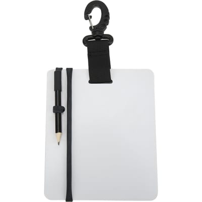 Onderwater Schrijfbord Duiken Woordblok Uitrusting Bord Duiken Schrijfbord met Potlood Klein Formaat white