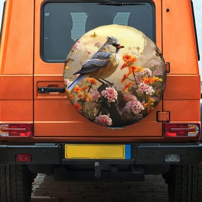 Reserveband Cover - Wiel Beschermhoes - Banden Beschermen - Waterdicht Stofvrij - 14 inch - Meerkleurig