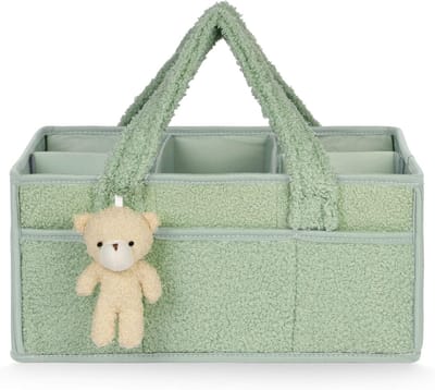 Vouwbare luiertas met grote capaciteit voor het organiseren van babyspullen, vochtige doekjes en accessoires