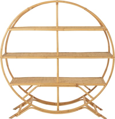 J-Line rek 3 Planken - rotan - naturel