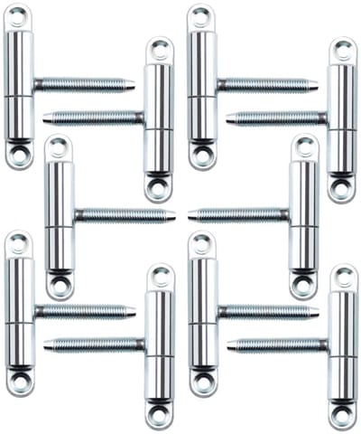 SOTECH 10s Deurscharnieren opschroefscharnier 15 x 83 mm met stift M8 x 47 mm opschroefscharnier voor binnendeuren om op te schroeven/boren (verzinkt staal)