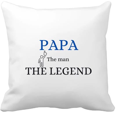 Akyol - papa the man the legend Kussen hoes - Papa - cadeau papa - cadeau - verjaardag papa - vaderdag - 40 bij 40 cm