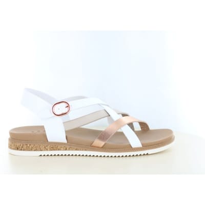 Skechers DESERT KISS LOW - PEAK RANK Dames Sandalen - Wit