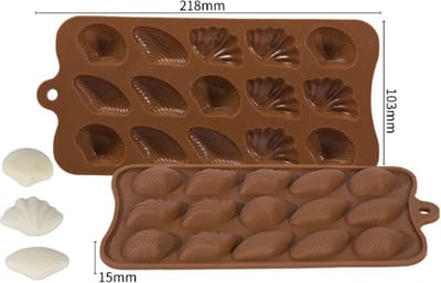 Actie4you® - Siliconen Chocoladevorm - Snoepjes - Schelpen - Chocolade Mal - Fondant Bonbonvorm - 1 Stuk