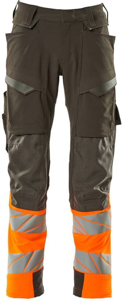 Mascot Accelerate Safe Broek met kniezakken 19179-511 - donkerantraciet/hi-vis oranje - C49 - 76