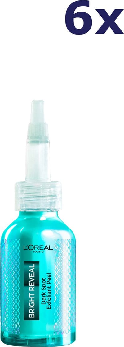 L'Oréal Dark Spot Exfoliant Snakepeel Bright Reveal - 6 x 25 ml - Voordeelverpakking