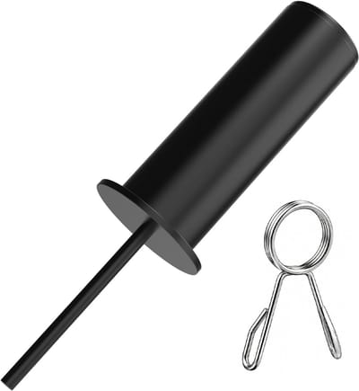 Gewichtsstapelpen - Zwart - 8 mm - Massief Staal met Roestbestendige Coating - Voor Thuisgym en Commerciële Sportschool