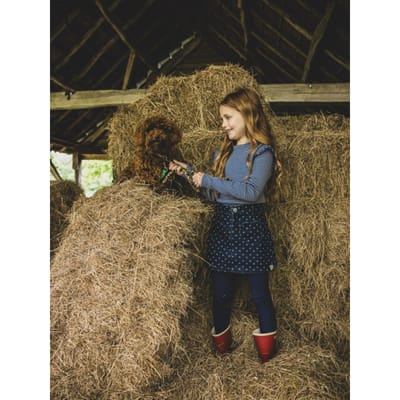 LOOXS Little Meisjes rok - Maat 92 in de kleur Blauw van 90% cotton 10% polyester - 2532-7741-988