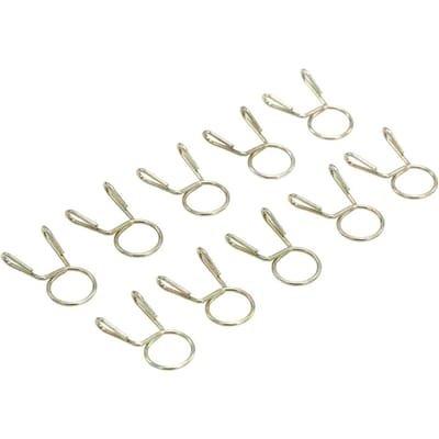 10X pince à ressort pour tuyau de carburant, 7mm, pour moto, ATV, Scooter beige
