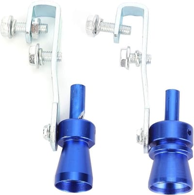 Turbo Geluid Whistle voor Auto's - Blauwe Uitlaat Fluit voor Turbo Effect en Sportieve Klank