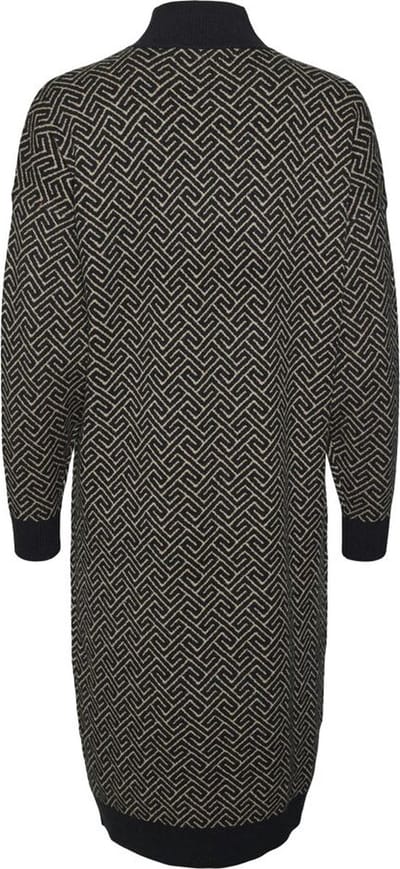 VERO MODA - VMARIA ART LS HIGHNECK KNEE DRESS GA - Dames - Mini jurken