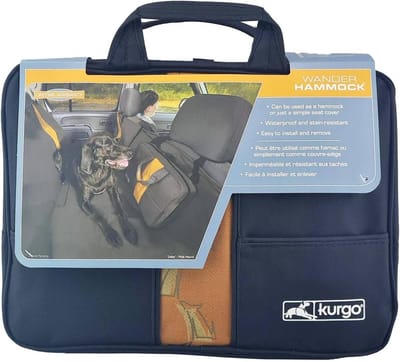Hangmat Cover voor Hondenautostoel, Duurzaam en Waterdicht, Zwart, 55 Inch Breed