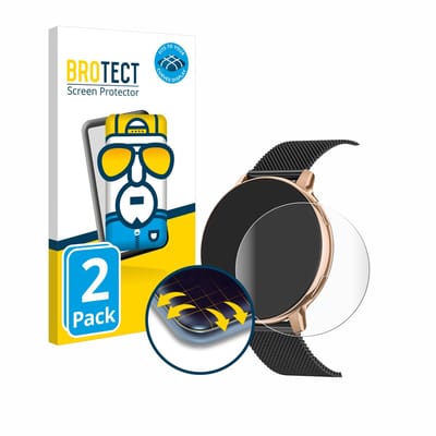 BROTECT - Screenprotector voor Naixues S53 1.39" - Folie Beschermfolie transparant volledig dekking - 2 Stuks