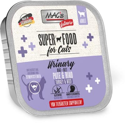 MAC’s Vetcare Urinary Kattenvoer - 70% Kalkoen & Rund - 8 x 100g